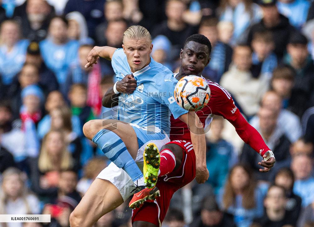 (SP)BRITAIN-MANCHESTER-FOOTBALL-ENGLISH PREMIER LEAGUE-MANCHESTER CITY VS NOTTINGHAM