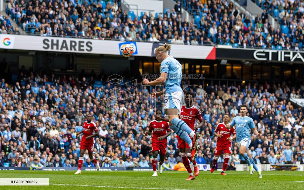 (SP)BRITAIN-MANCHESTER-FOOTBALL-ENGLISH PREMIER LEAGUE-MANCHESTER CITY VS NOTTINGHAM