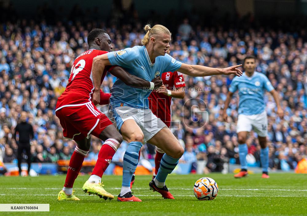 (SP)BRITAIN-MANCHESTER-FOOTBALL-ENGLISH PREMIER LEAGUE-MANCHESTER CITY VS NOTTINGHAM