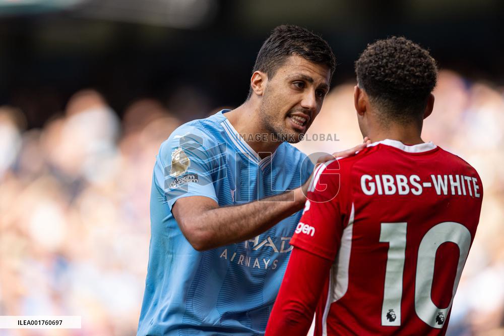 (SP)BRITAIN-MANCHESTER-FOOTBALL-ENGLISH PREMIER LEAGUE-MANCHESTER CITY VS NOTTINGHAM