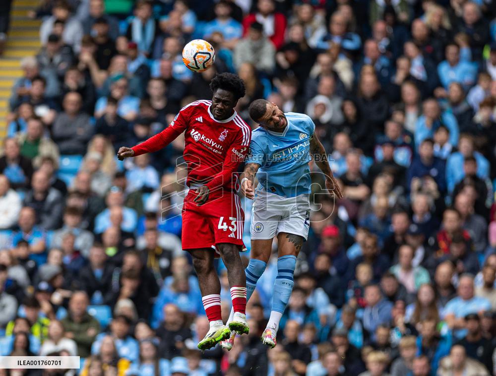 (SP)BRITAIN-MANCHESTER-FOOTBALL-ENGLISH PREMIER LEAGUE-MANCHESTER CITY VS NOTTINGHAM