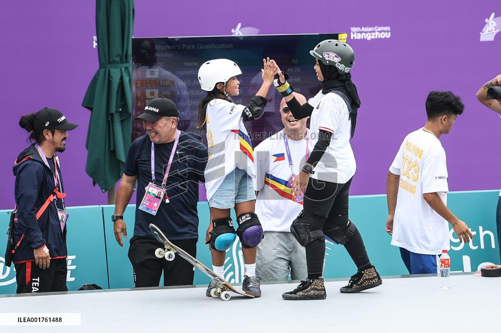(SP)CHINA-HANGZHOU-ASIAN GAMES-SKATEBOARDING (CN)