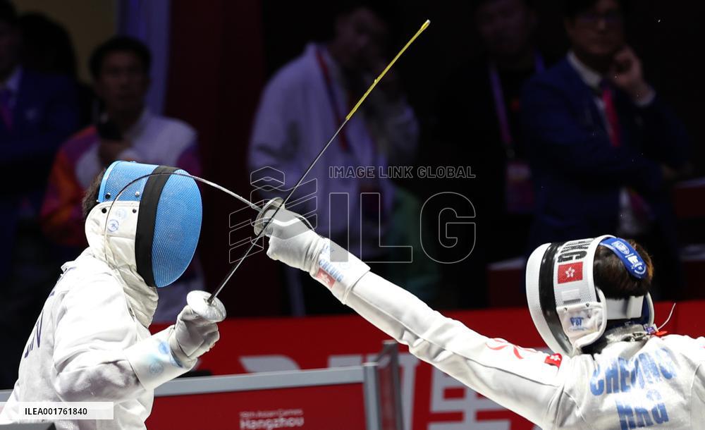 (SP)CHINA-HANGZHOU-ASIAN GAMES-FENCING (CN)