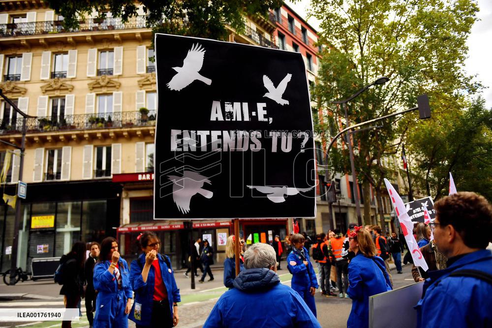 Police Brutality Protest - Paris