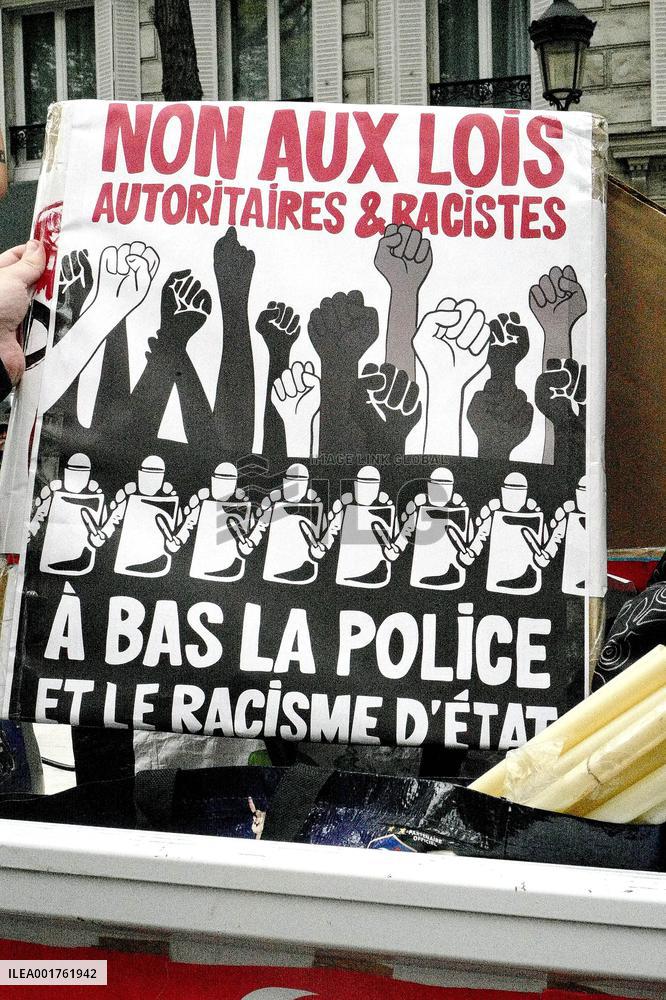 Police Brutality Protest - Paris