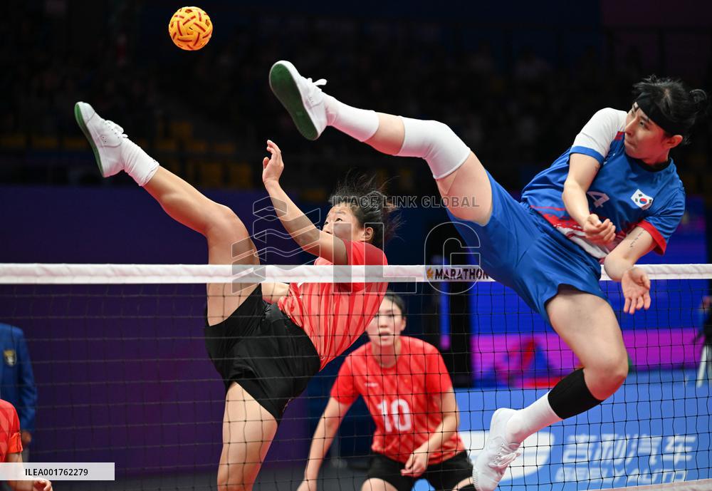 (SP)CHINA-JINHUA-ASIAN GAMES-SEPAKTAKRAW (CN)