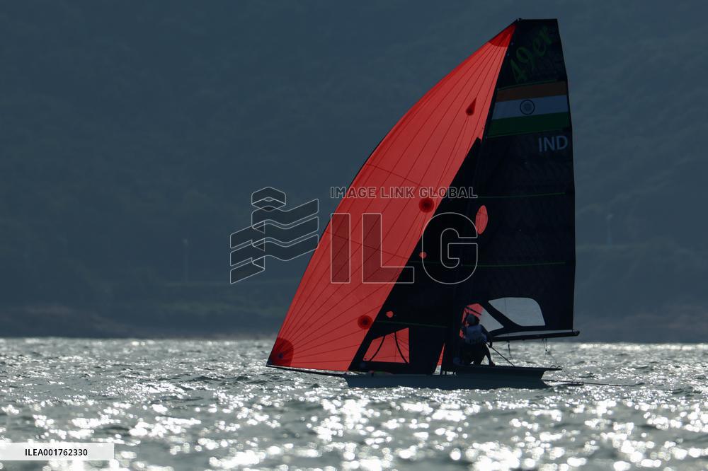 (SP)CHINA-NINGBO-ASIAN GAMES-SAILING-MEN'S SKIFF(CN)