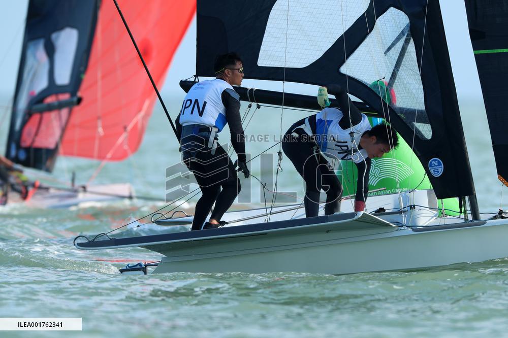 (SP)CHINA-NINGBO-ASIAN GAMES-SAILING-MEN'S SKIFF(CN)