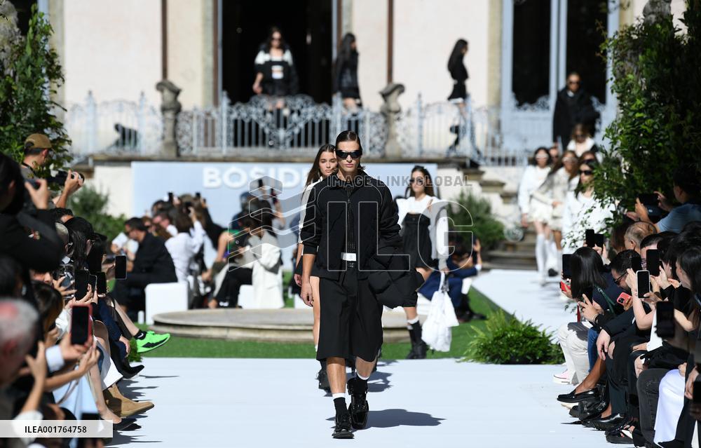 ITALY-MILAN-BOSIDENG-FASHION SHOW
