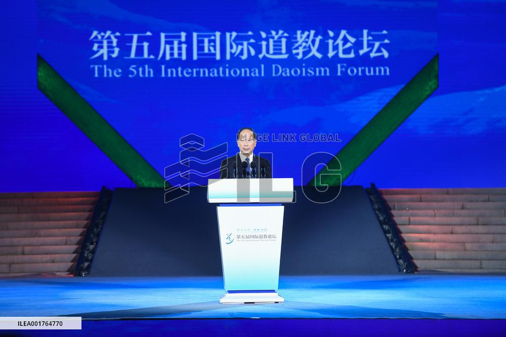 CHINA-JIANGSU-SHI TAIFENG-5TH INT'L DAOISM FORUM (CN)