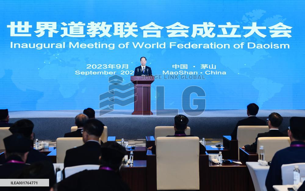 CHINA-JIANGSU-SHI TAIFENG-5TH INT'L DAOISM FORUM (CN)