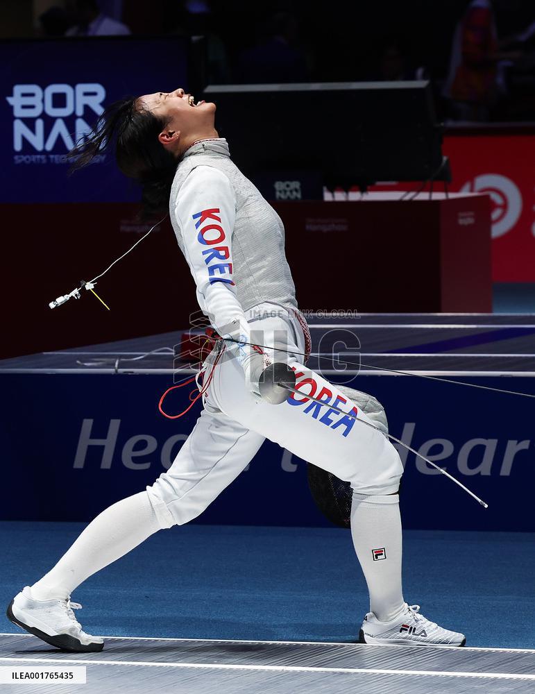 (SP)CHINA-HANGZHOU-ASIAN GAMES-FENCING(CN)