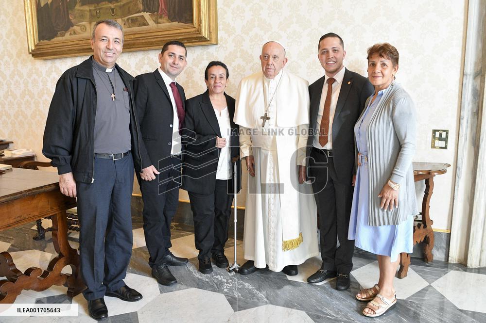 Pope Francis In Private Audiences - Vatican