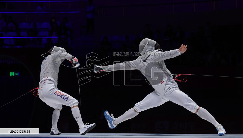 (SP)CHINA-HANGZHOU-ASIAN GAMES-FENCING(CN)
