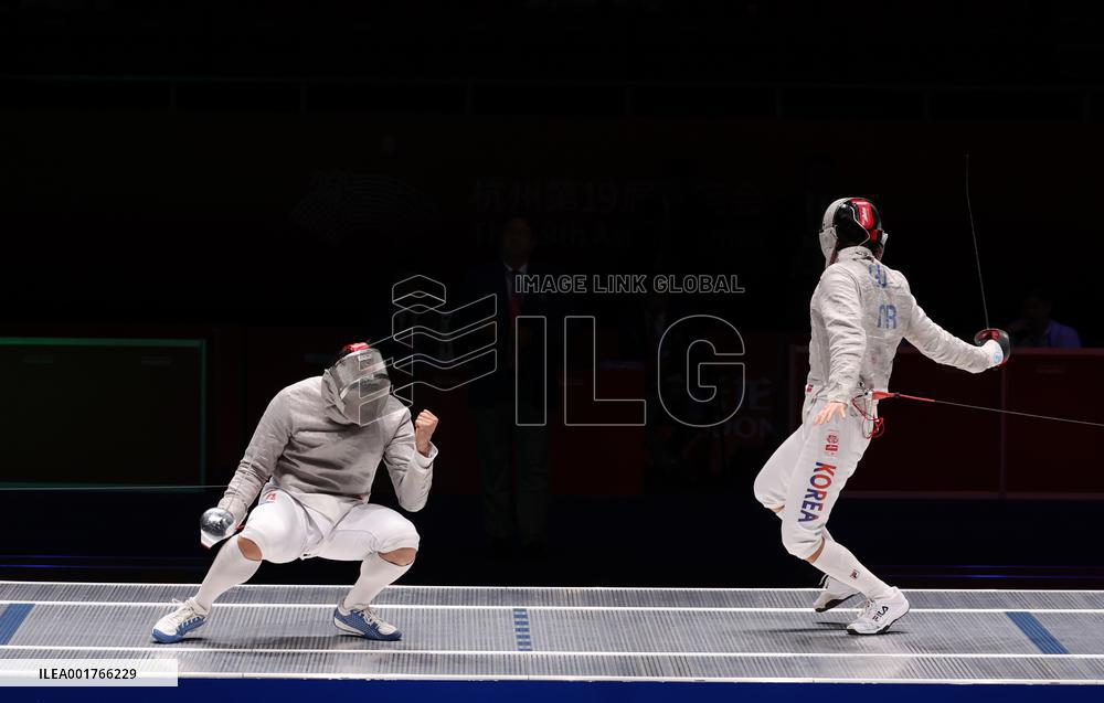 (SP)CHINA-HANGZHOU-ASIAN GAMES-FENCING(CN)