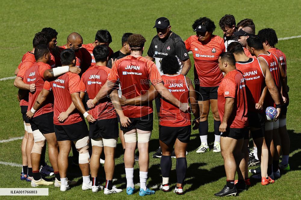 Rugby World Cup: Japan team training