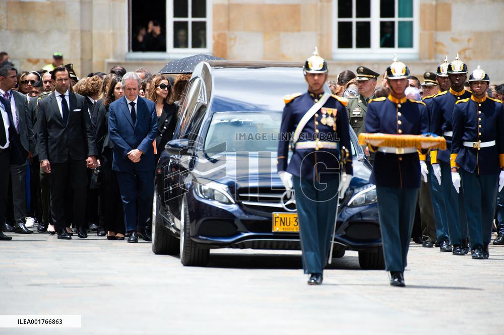Funeral And Tribute To The Artist Fernando Botero