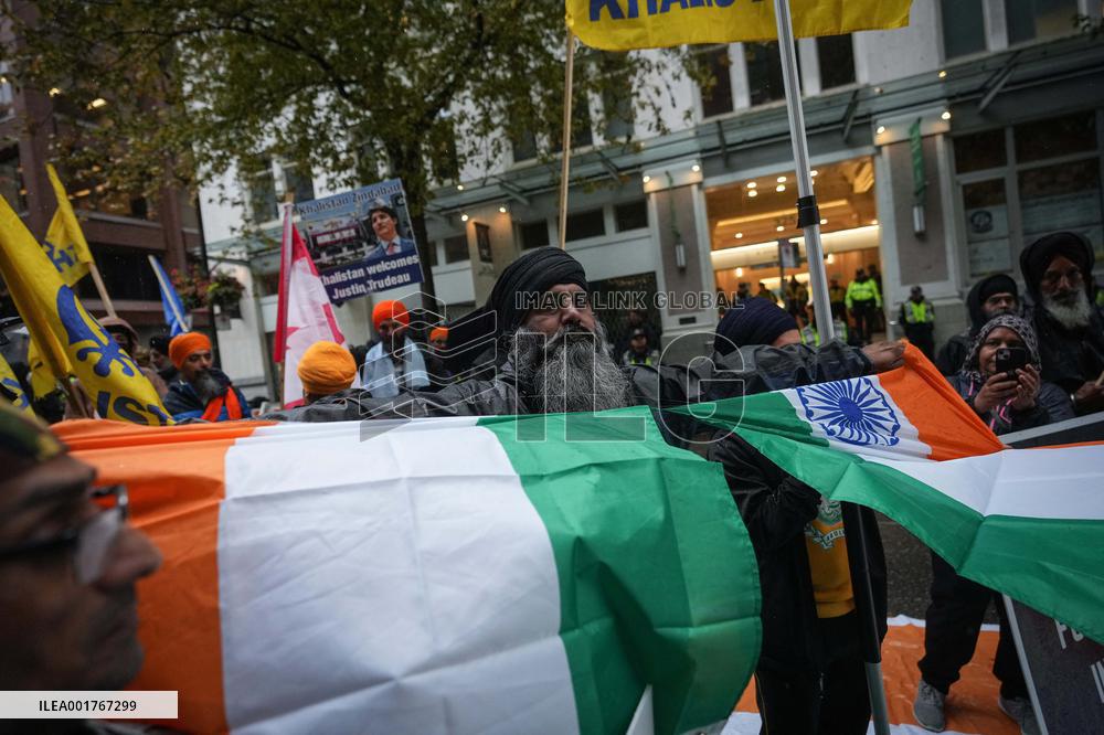 Sikhs Stage Protests Against Indian Government Over Murder - Canada