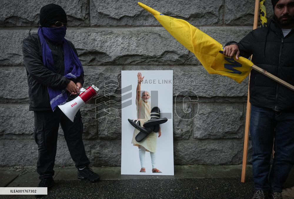 Sikhs Stage Protests Against Indian Government Over Murder - Canada