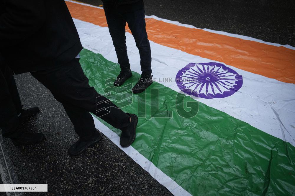 Sikhs Stage Protests Against Indian Government Over Murder - Canada