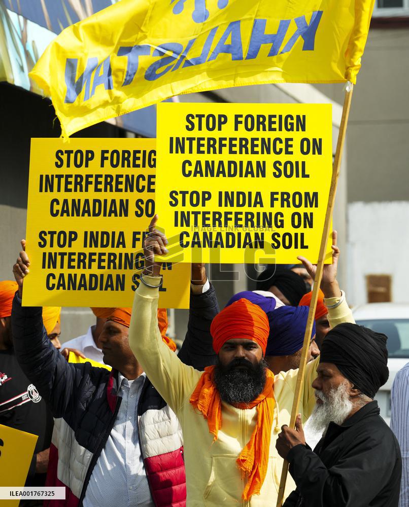 Sikhs Stage Protests Against Indian Government Over Murder - Canada