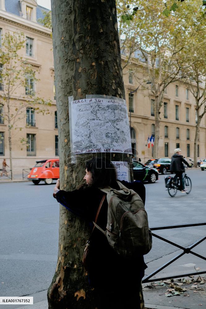 Meeting To Express Support To Thomas Brail - Paris