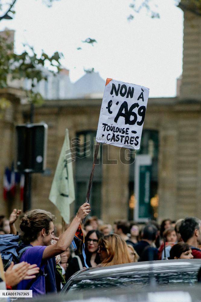 Meeting To Express Support To Thomas Brail - Paris