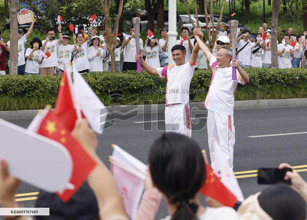 Asian Games torch relay