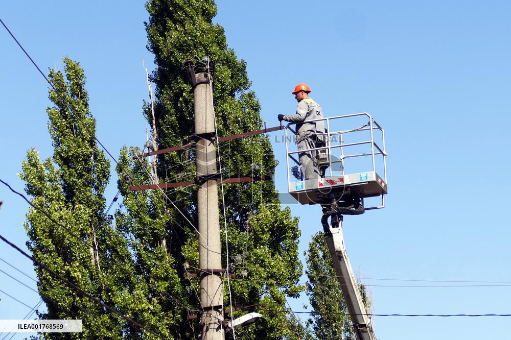 Aftermath of Russian attack in Odesa on September 25