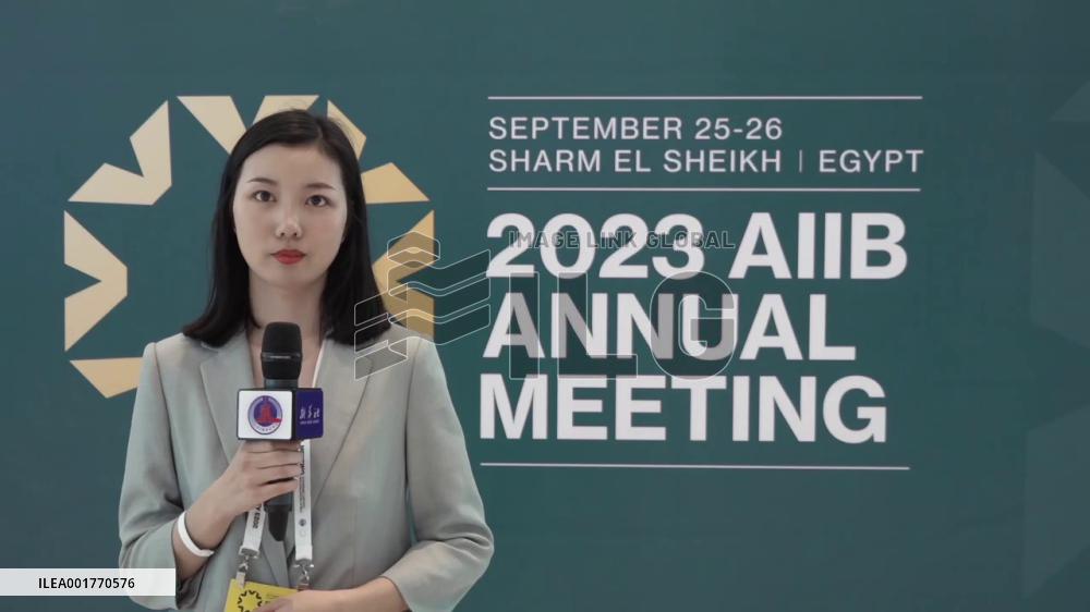 AIIB's annual meeting kicks off in Egypt