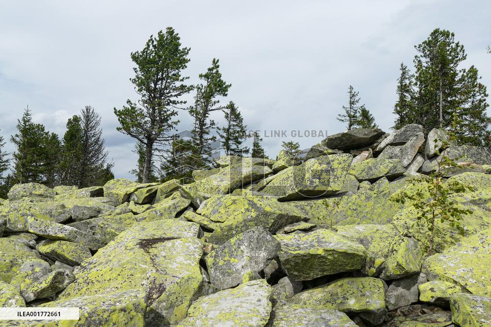 Gorgany mountain range in Ivano-Frankivsk Region