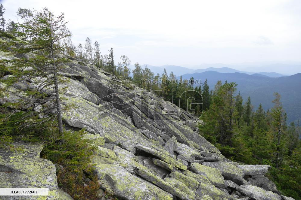 Gorgany mountain range in Ivano-Frankivsk Region