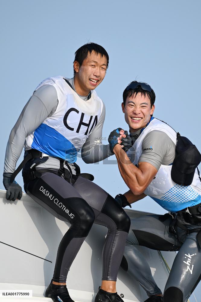 (SP)CHINA-NINGBO-ASIAN GAMES-SAILING-MEN'S SKIFF(CN)