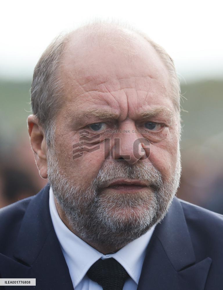 Eric Dupond-Moretti Visits Fleury-Merogis Prison - Near Paris