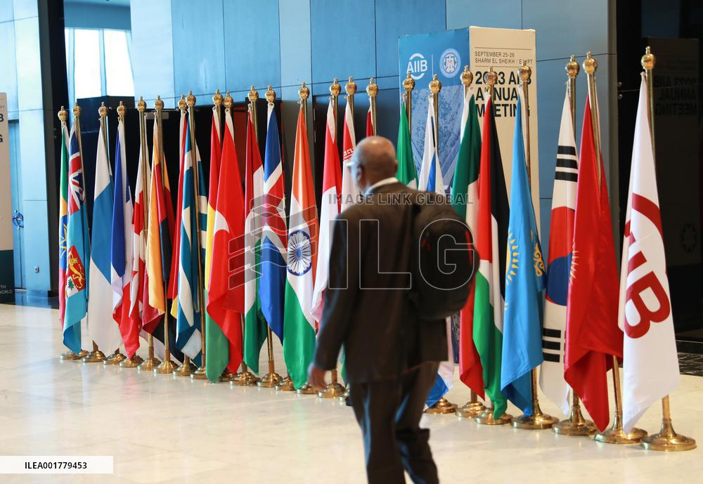 EGYPT-SHARM EL-SHEIKH-AIIB-MEMBERS-INCREASE