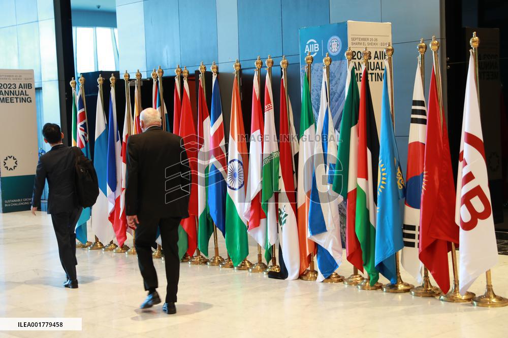 EGYPT-SHARM EL-SHEIKH-AIIB-MEMBERS-INCREASE