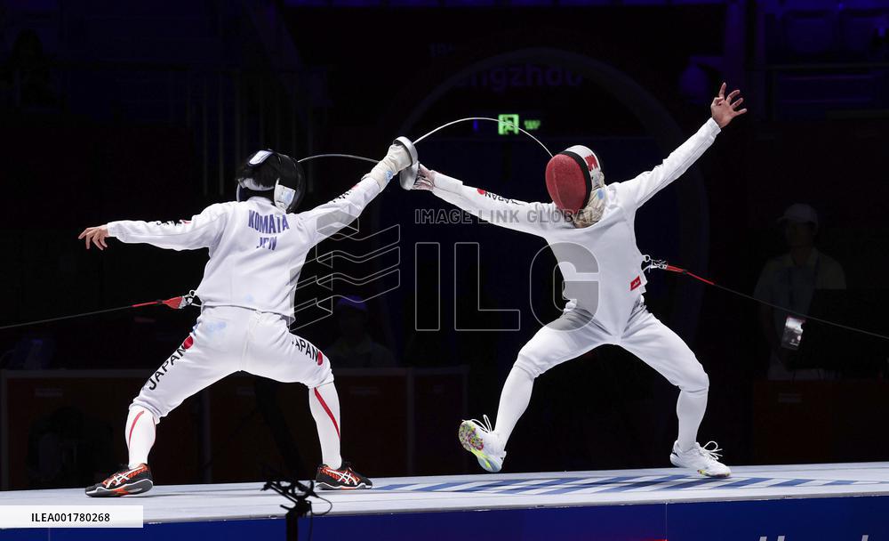 (SP)CHINA-HANGZHOU-ASIAN GAMES-FENCING(CN)