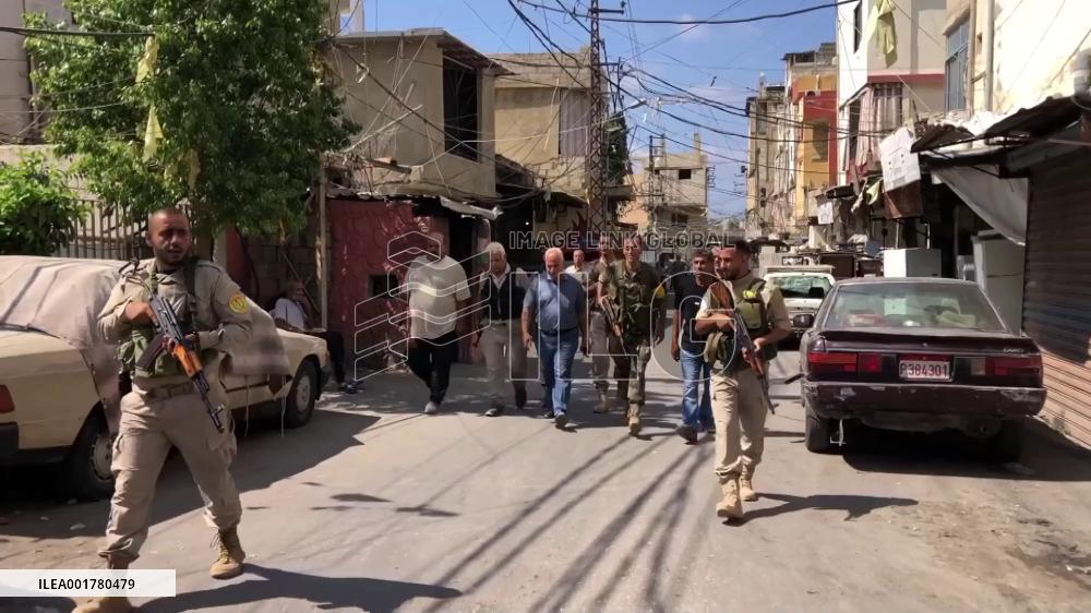 Deployment of a joint security force in Ain Al-Helweh camp in S. Lebanon