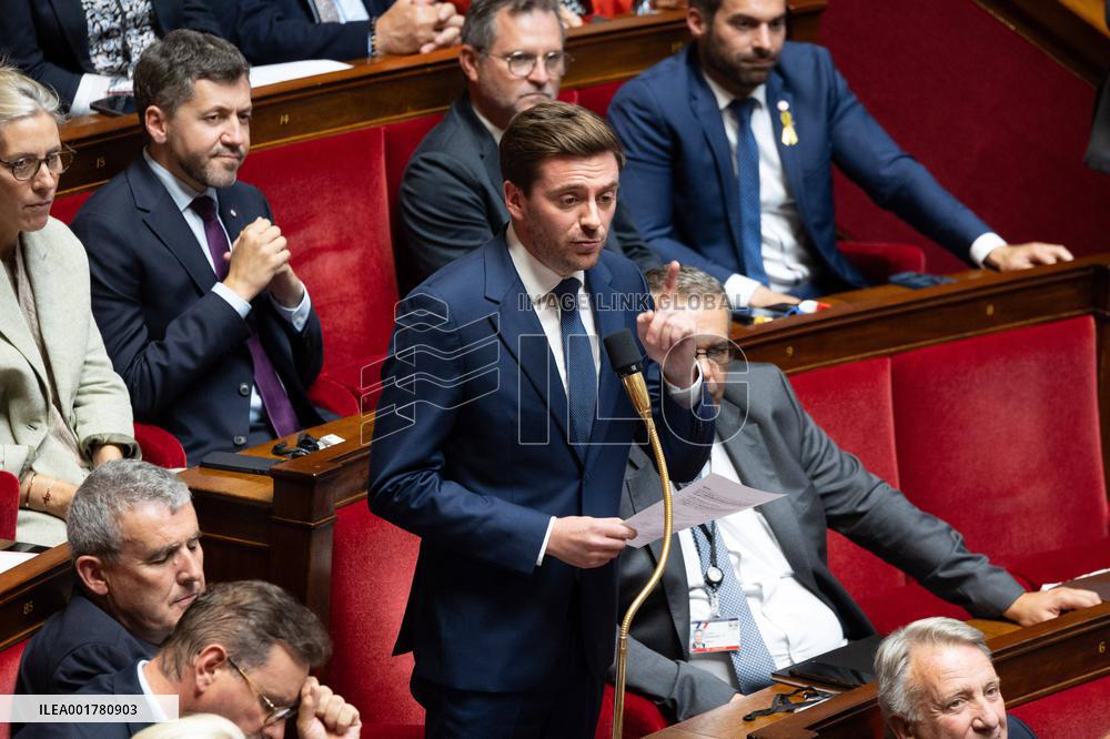 Questions to the goverment at the National Assembly - Paris