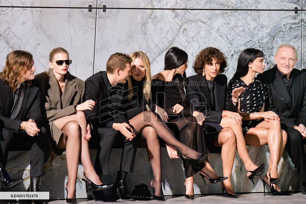 PFW - Saint Laurent Front Row