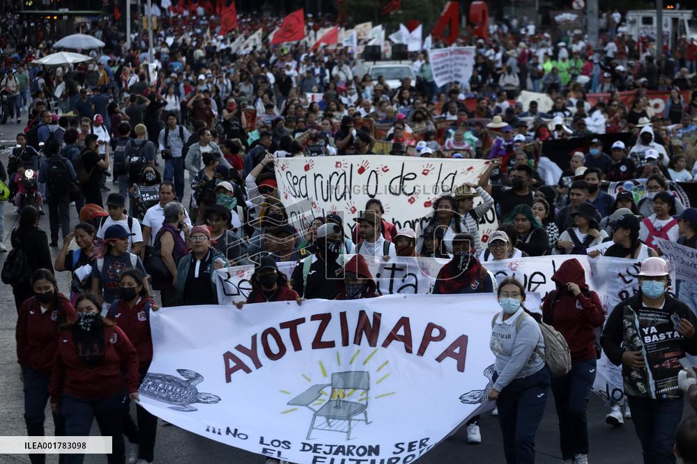 43 Missing Students 9th Anniversary - Mexico City