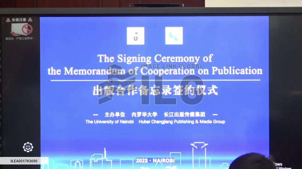 Chinese publishing house ink deal with Kenyan university