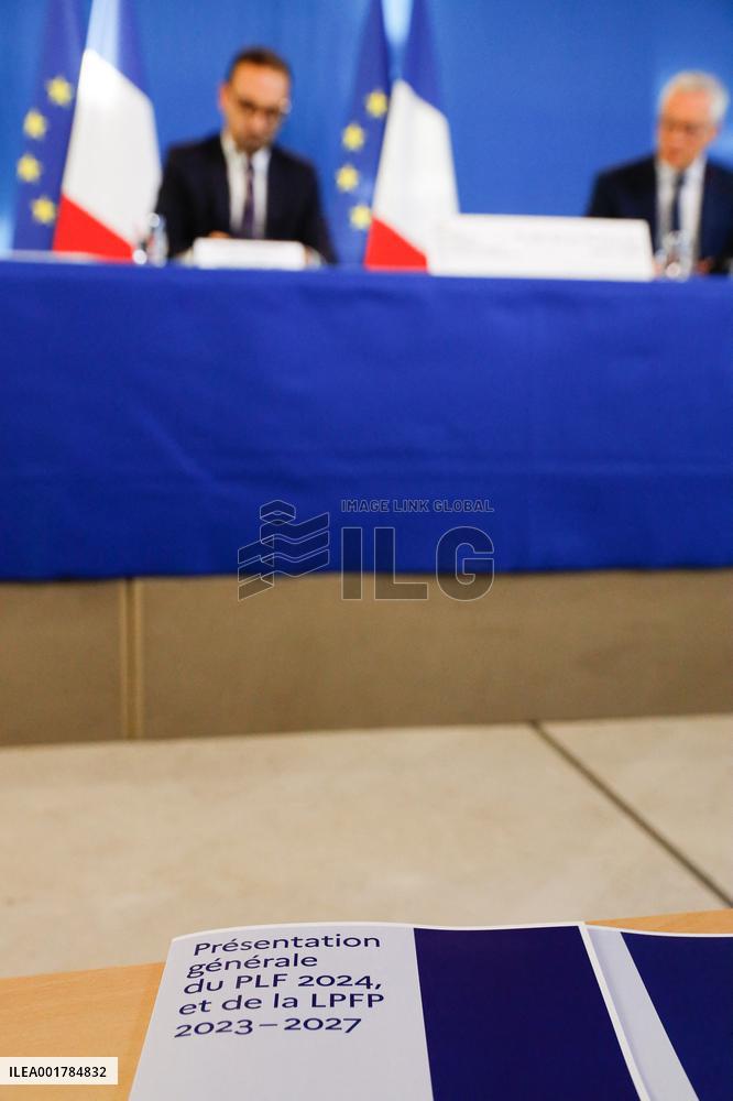 Presentation Of The 2024 Public Finance Law Project - Paris