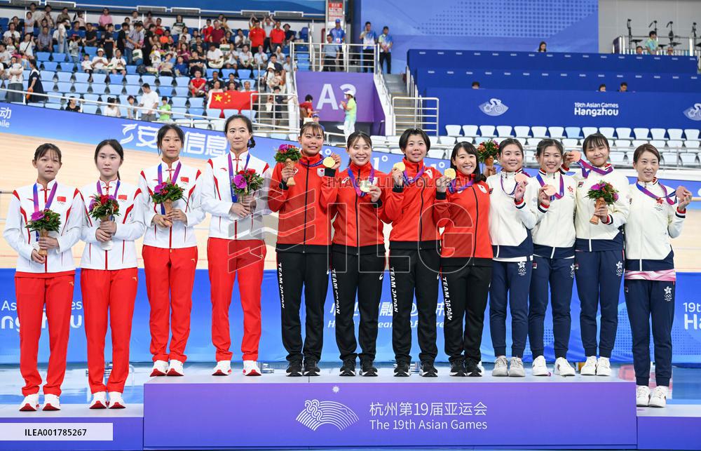 (SP)CHINA-HANGZHOU-ASIAN GAMES-CYCLING TRACK (CN)