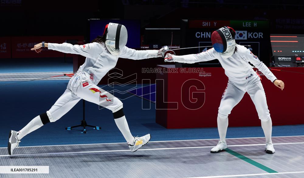 (SP)CHINA-HANGZHOU-ASIAN GAMES-FENCING(CN)