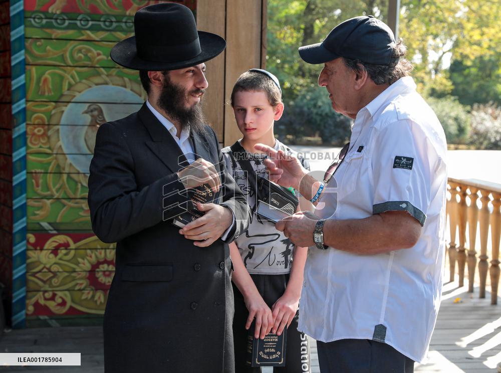 Memorial for Jews killed in 1941 mass shootings in Kyiv