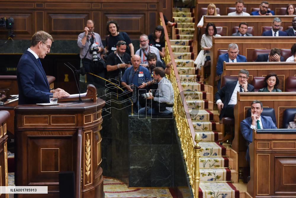 SPAIN-MADRID-INVESTITURE DEBATE