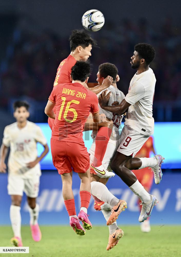 Hangzhou 2022 Asian Games Men's Football China VS Qatar