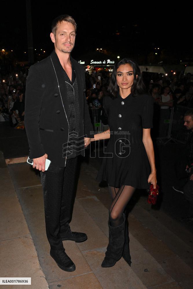 PFW Balmain Arrivals