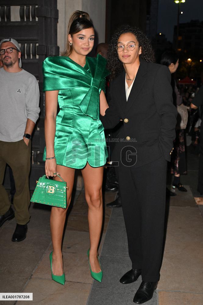 PFW Balmain Arrivals